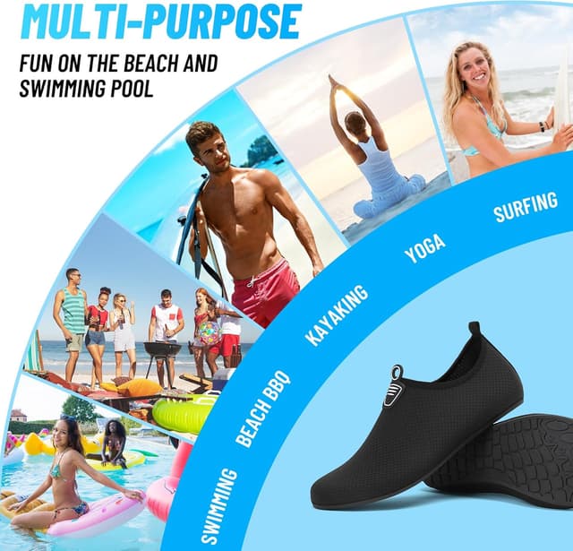 Thumbnail 6 de sportvibe Beach Water Shoes for Men & Women – breathable quick-dry slip-on aqua shoes