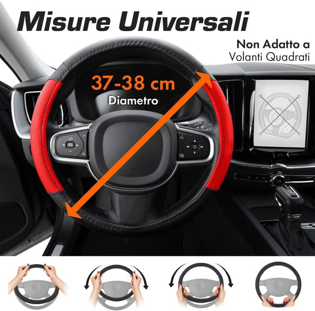 Thumbnail 3 de Upgrade4cars Coprivolante universale 37-38 cm