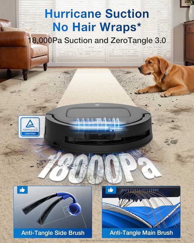 Detalle 2 de ECOVACS DEEBOT T80 Omni 18,000Pa Robot Vacuum