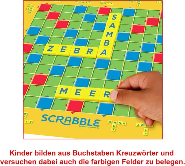 Thumbnail 4 de Mattel Y9670 Scrabble Junior für Kinder 2-4 Spieler