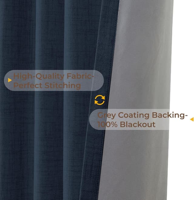 Detalle 2 de INOVADAY blackout curtains, 84 inch drop