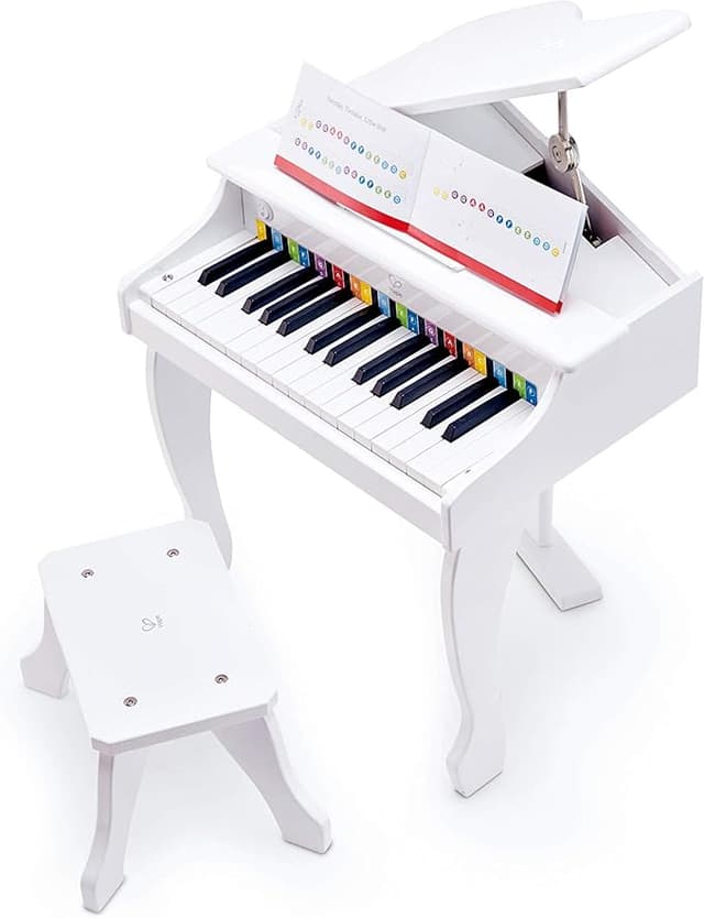 Imagen de Hape Piano de Cola Lujo Blanco 🎹 (E0338) en OfertitasTOP