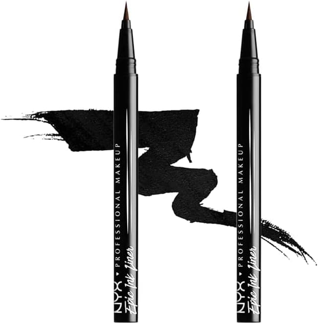 Imagen de NYX Epic Ink Liner Doble, Punta Pincel, Agua y Vegano 🖤 en OfertitasTOP