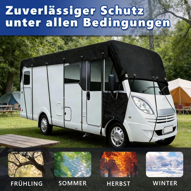 Detalle de Premium Anhängerplane 207,5 x 114 cm (Rand 10 cm) aus 600D Oxford, schwarz – flache Abdeckplane für PKW-Anhänger