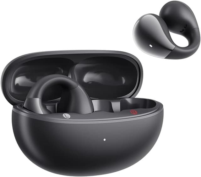 Detalle de QCY Crossky C30 cuffie open-ear clip wireless Bluetooth 5.4 con chiamate ENC e doppia connessione