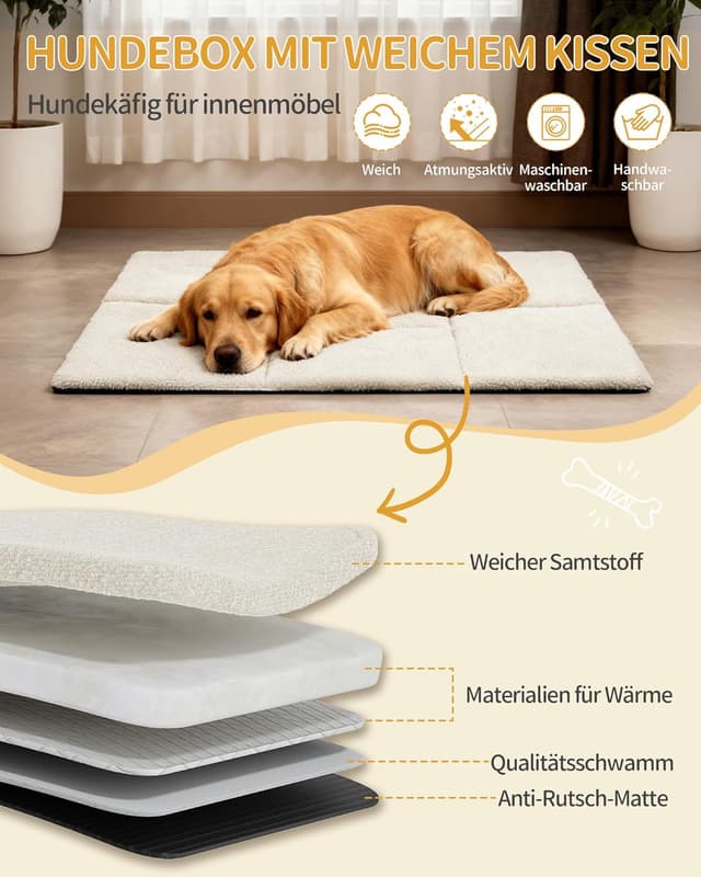 Thumbnail 2 de Hzuaneri Hundekäfig Möbel Innenbox