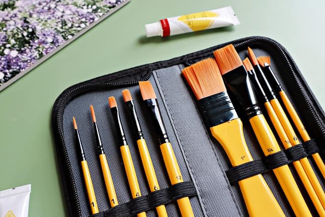 Thumbnail 5 de Exerz Künstler Pinsel Set 10 Stück – Profi-Pinsel 🎨