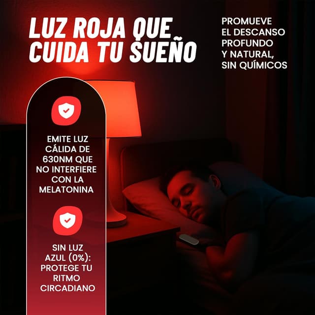 Detalle 2 de OLVEX Luz Roja Nocturna 630nm E27 7W