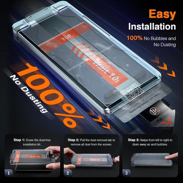 Thumbnail 6 de LK 2 Pezzi Vetro Temperato Galaxy S25 Ultra