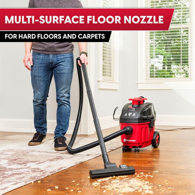 Thumbnail 2 de Vacmaster VF408B 4-Gallon 5 Peak HP Wet/Dry Vacuum