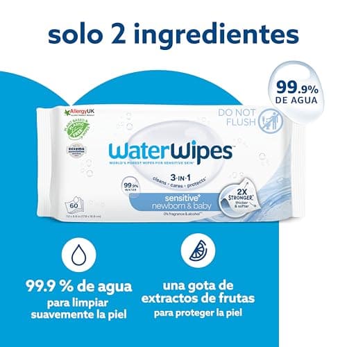 Thumbnail 3 de WaterWipes Sensitive+ Toallitas Recién Nacidos
