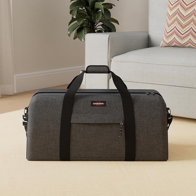 Detalle 2 de EASTPAK TERMINAL Bolsa de Viaje 96L 🧳 Black Denim