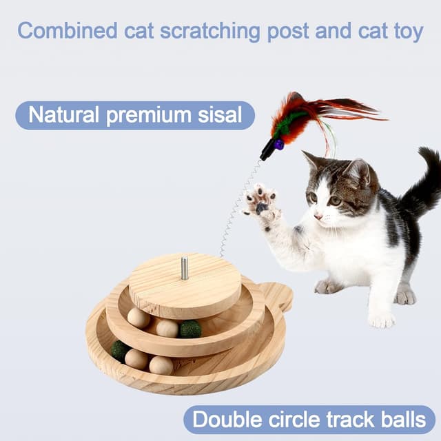 Thumbnail 4 de Collazoey Giocattolo interattivo 4 in 1 per gatti