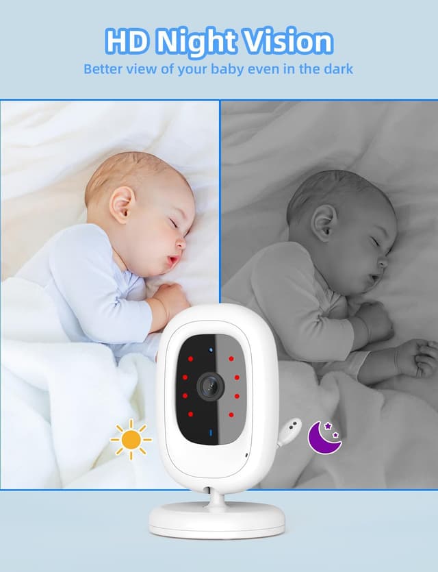 Detalle 2 de TakTark babyphone vidéo 720p 2,8 pouces