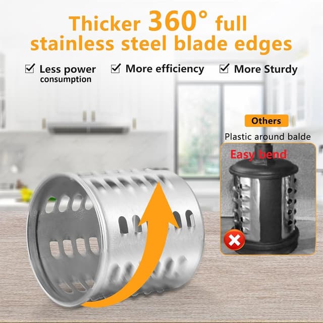 Detalle de FavorKit Slicer Shredder Attachment 3 blades