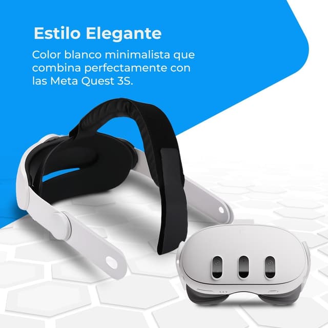 Thumbnail 5 de NK Correa Compatible con Meta Quest 3 – Ajustable, Cómoda y Blanco