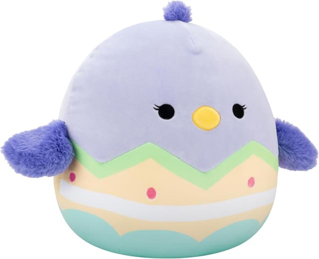 Detalle de Squishmallows Original 12-inch Tulip the Purple Chick in Easter Egg (Amazon Exclusive)