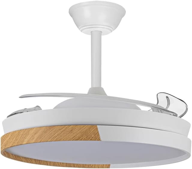 Thumbnail 2 de wonderlamp - Ventilador LED Arpino Blanco con Aspas Plegables 🌬️