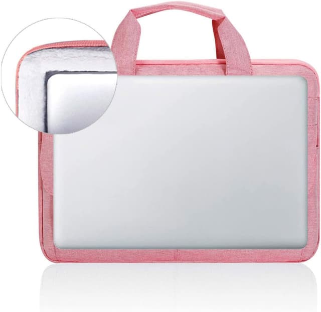 Detalle 2 de LANDICI Laptop Bag Case for 17–17.3 inch laptops (Waterproof, slim messenger bag) – Pink