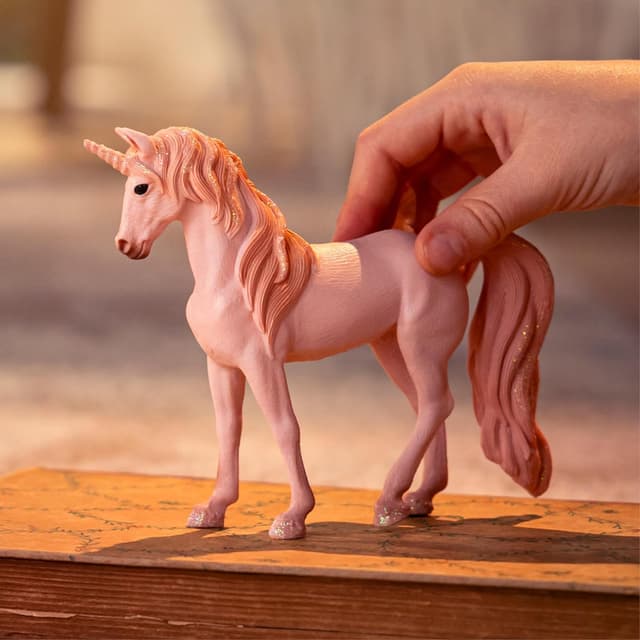 Detalle 2 de Schleich BAYALA Unicorno Peach giumenta 70860, figura magica da collezione