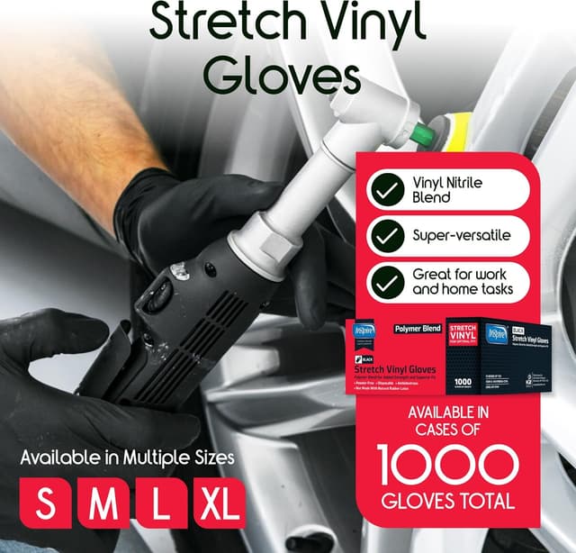 Detalle 2 de Inspire Black Nitrile Gloves 4.5 Cooking