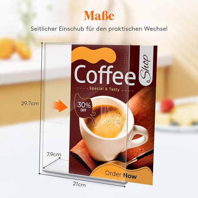 Detalle 2 de Lifewit Aufsteller A4 21×29,7 cm 📄