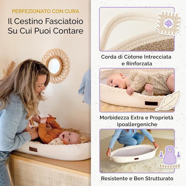 Thumbnail 2 de Yunioo Cesta fasciatoio 80 cm