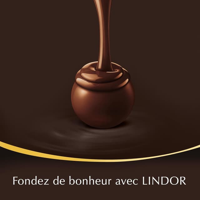 Detalle 2 de Lindt LINDOR Bombones de Chocolate Negro 70%, 1kg 🍫