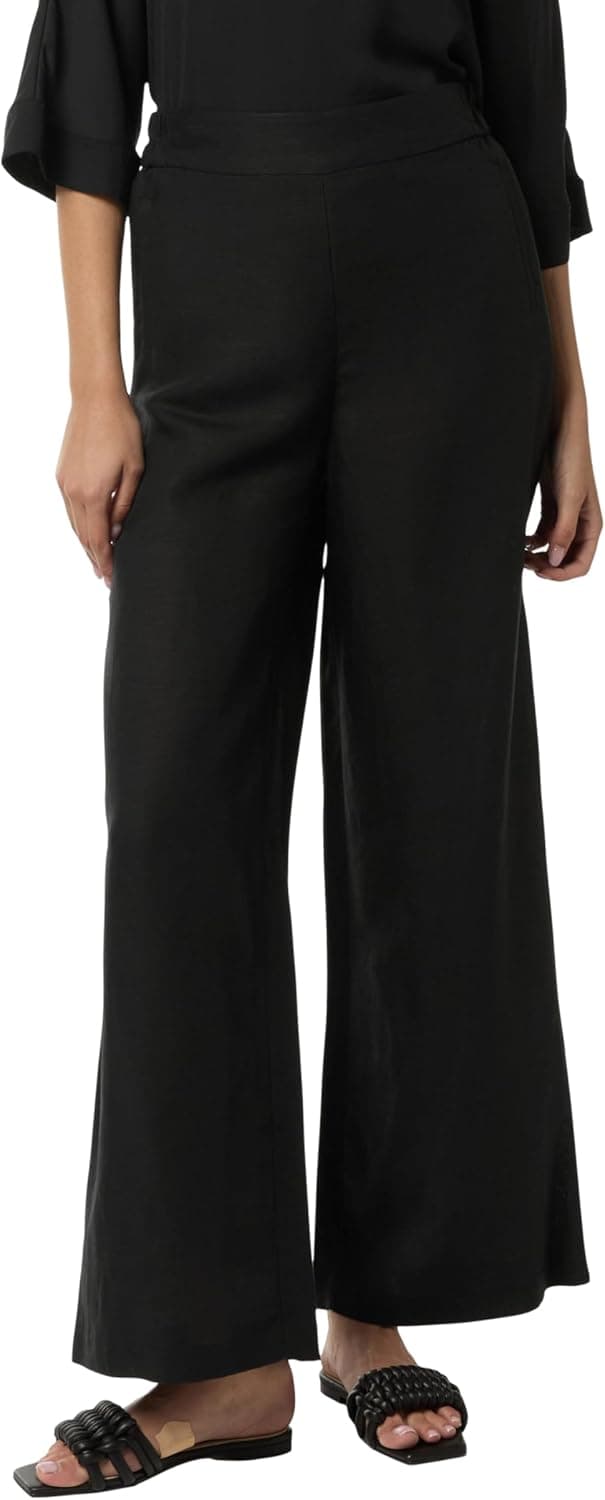 Imagen de Comma Wide-Leg-Hose aus Leinenmix en OfertitasTOP