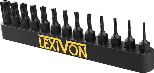 Detalle 1 de LEXIVON Torx Bit-Set 13-teilig T4–T40 (inkl. Tamper Resistant), 1/4" Antrieb – LX-301