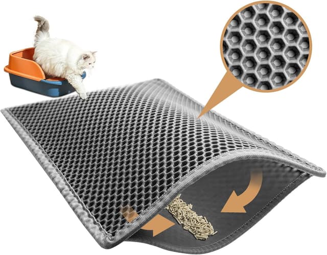 Imagen de Garoopion Tappetino Lettiera Gatto 76×61 cm 🐱 en OfertitasTOP