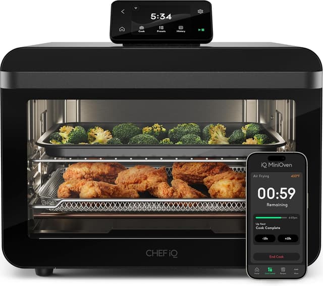 Imagen de CHEF iQ MiniOven 25 Qt Smart Toaster Oven 🍽 en OfertitasTOP