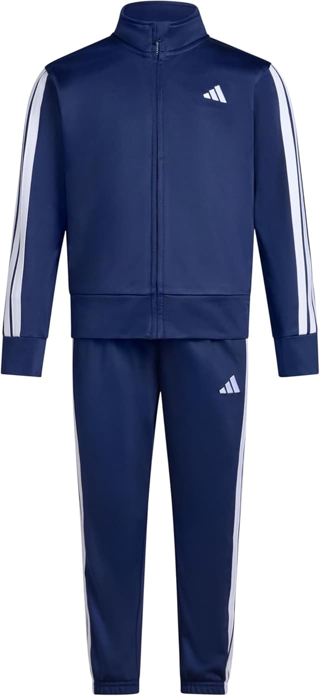 Detalle de adidas Boys’ 2-Piece Full-Zip Jacket and Jogger Set
