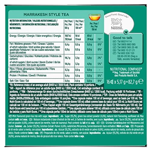 Detalle de NESCAFÉ Dolce Gusto Marrakesh Style Tea: cápsulas de té verde con menta (48 cápsulas)