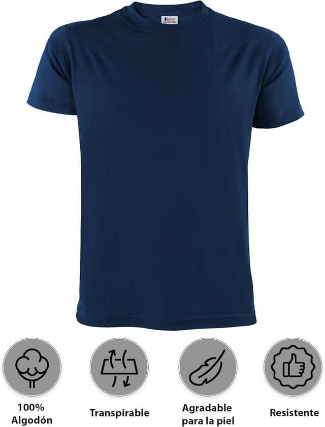 Thumbnail 1 de ALPIDEX T-Shirt Camisetas para Hombre 100% algodón 5 unidades
