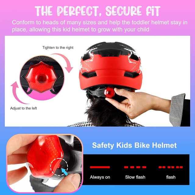 Thumbnail 3 de RaMokey Kids Bike Helmet, 50-56cm