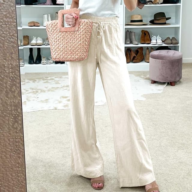 Thumbnail 6 de Duyang Cotton Linen Palazzo Pants