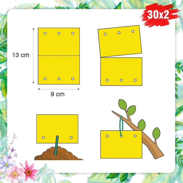 Thumbnail 2 de Blooven Moscerini Adesivi 60 pz