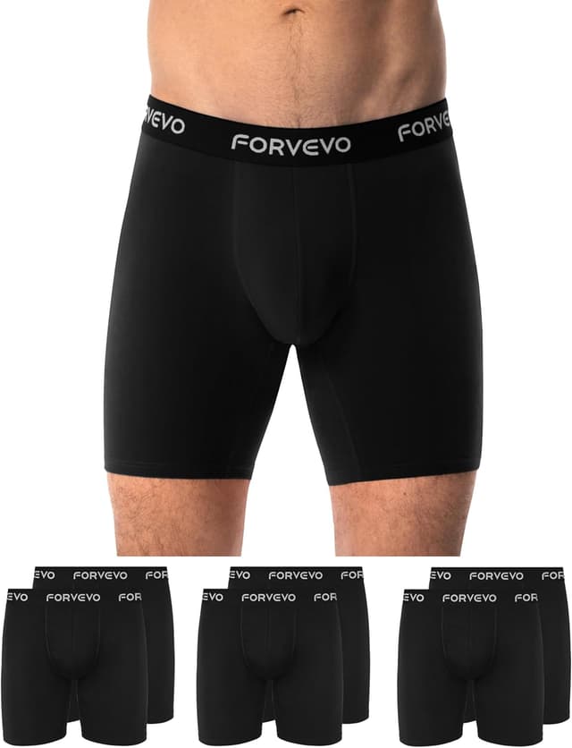 Detalle de FORVEVO 6er Pack Boxershorts Herren 🩲