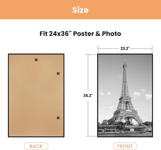Thumbnail 6 de upsimples 24x36 Poster Frame 3-Pack 🖼