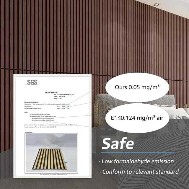 Thumbnail 4 de Art3d Wood Slat Acoustic Panels 47.2in