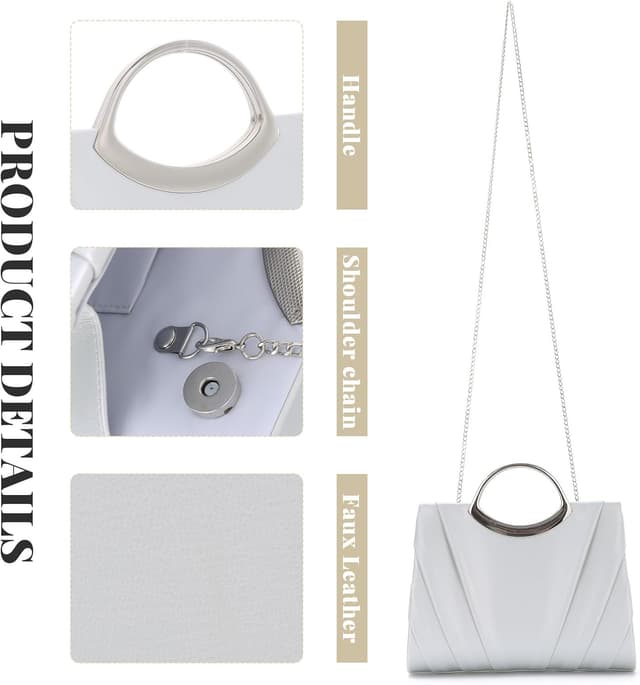 Thumbnail 5 de EVEOUT Clutch Kunstleder 25 cm