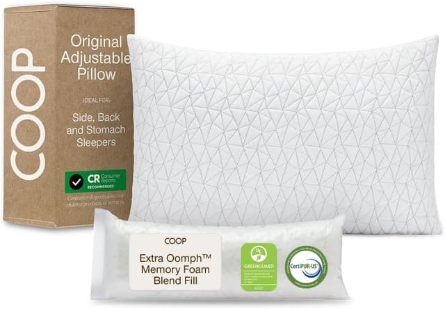 Detalle de Coop Home Goods Original King adjustable pillow