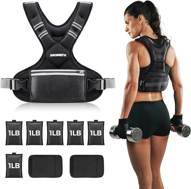 Imagen de PACEARTH Adjustable Weight Vest 1.8-14.5kg X-Shape en OfertitasTOP