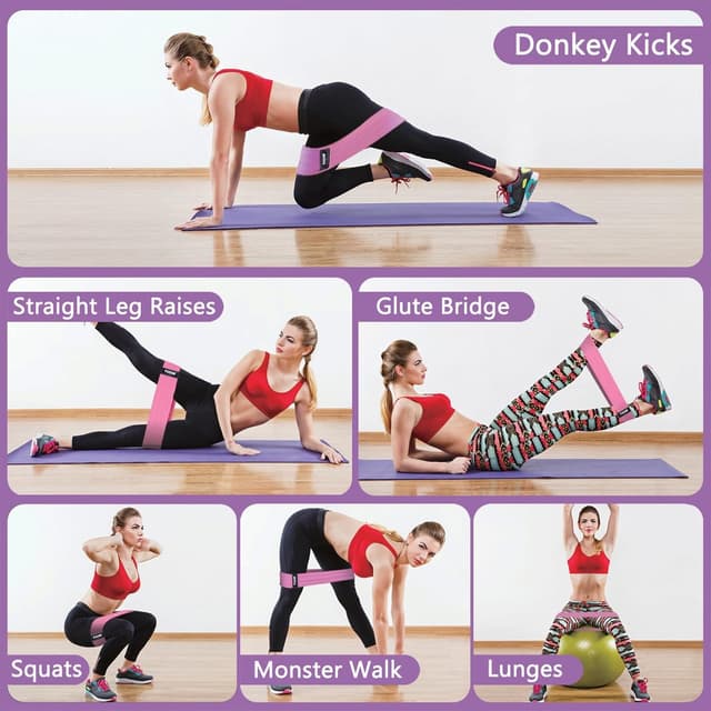 Detalle de Fabric Resistance Bands 5 Levels resistance bands