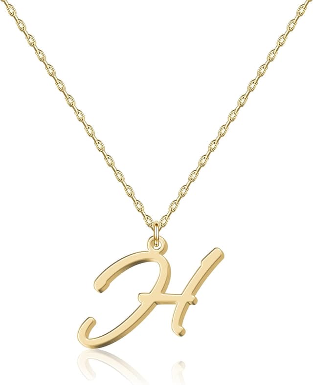 Thumbnail 5 de UMAGICBOX Collier Pendentif initiale personnalisable