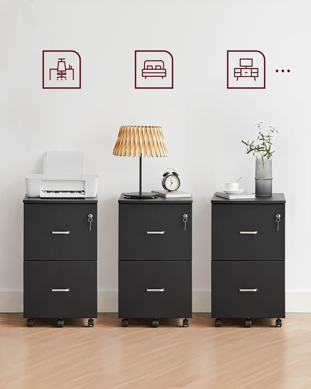 Thumbnail 6 de VASAGLE Archivador LCD27BKV1 2 Cajones