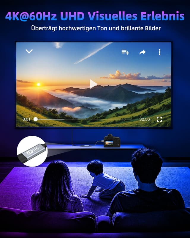 Thumbnail 4 de ZEENVIC Mini HDMI Adapter 4K60Hz