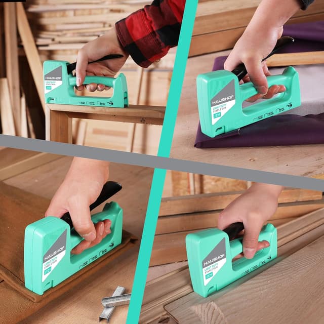 Thumbnail 6 de HAUSHOF Graffatrice Manuale 18 cm con 800 graffette 8 mm