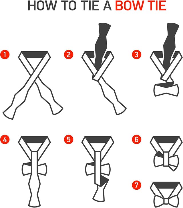 Detalle 2 de DonDon Papillon da uomo 12 x 6 cm